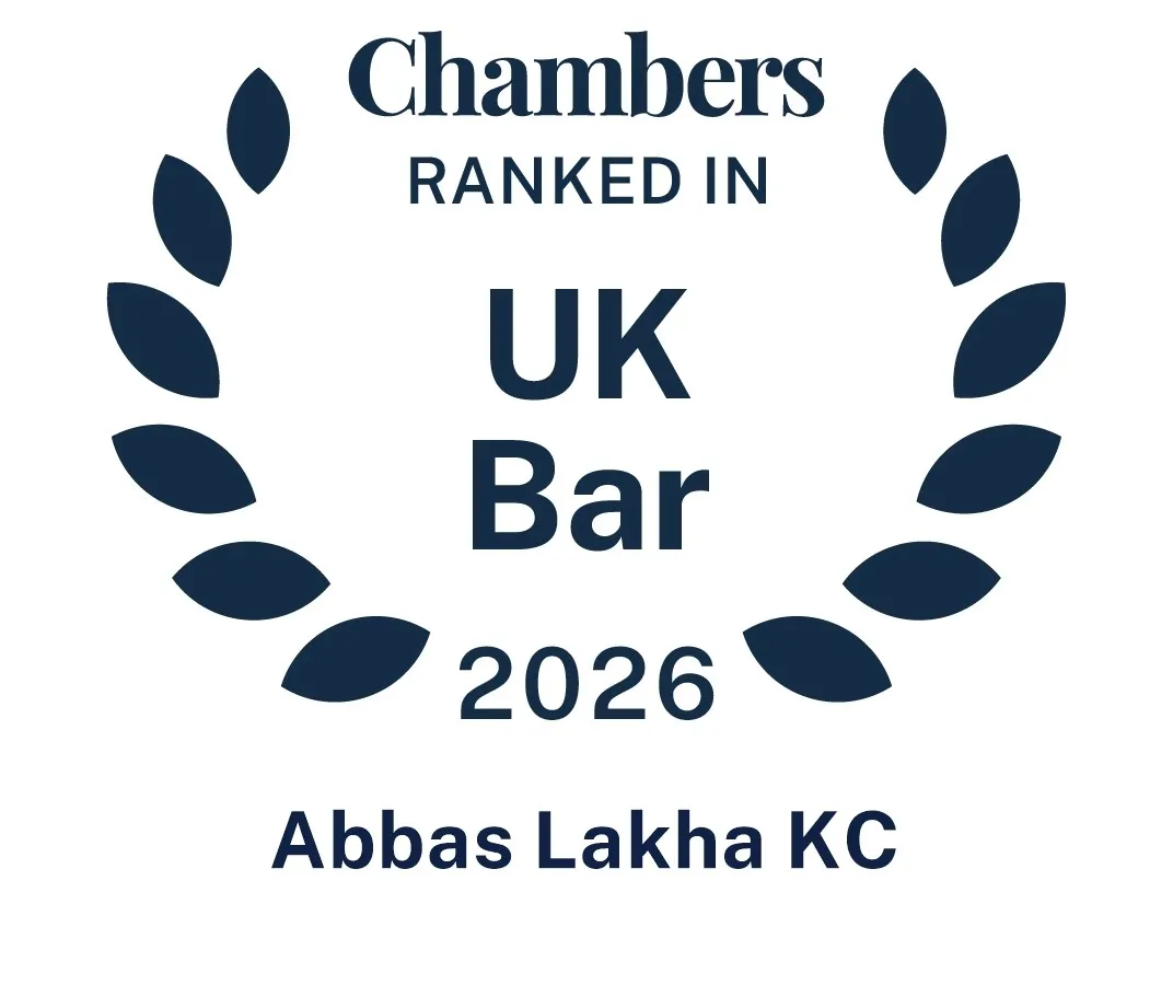 Abbas is ranked in the Chambers UK directory