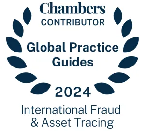 Badge - Abbas has contributed to the International Fraud & Asset Tracing section of the Chambers guide.